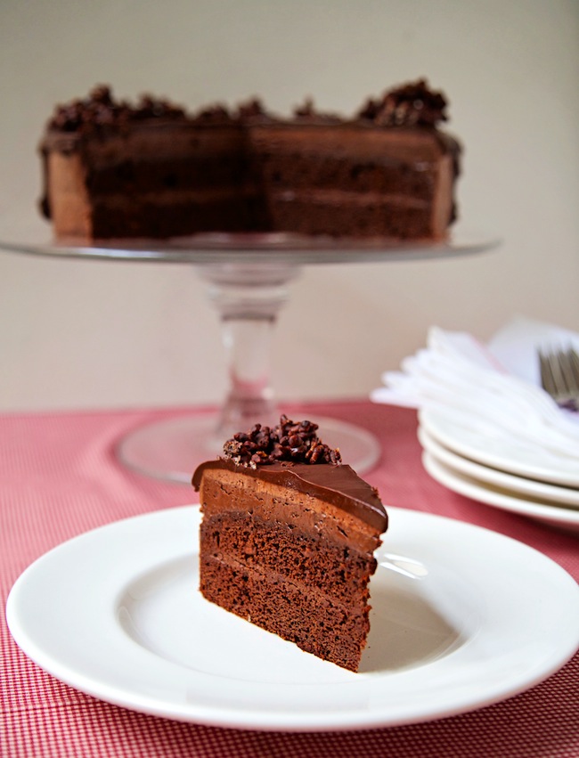 <img alt="Four Layer Chocolate Mousse Cake"/>